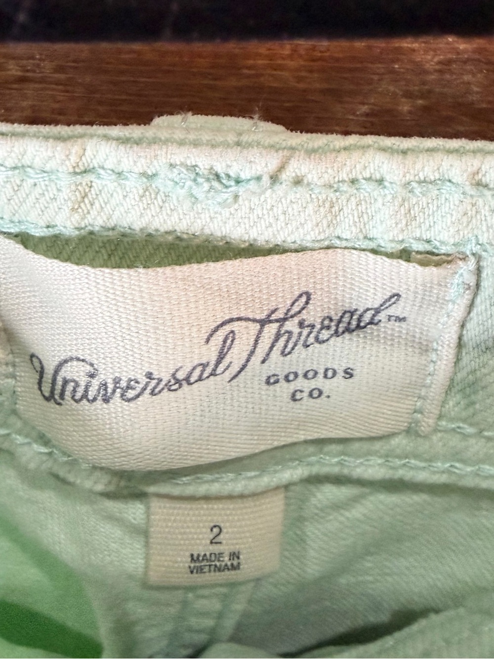Universal Thread High-Rise Wide Leg Jeans in Mint - Picture 2 of 9